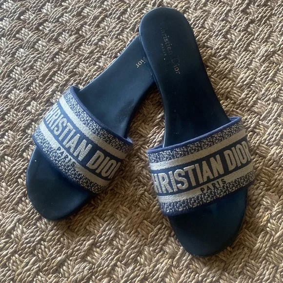 SOLD!!!!! Authentic Christian Dior DWAY Slides - Picture 2 of 7